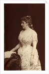 Portrait of the opera singer Maria Pavlovna Benardaki, née Leybrock, 1880s by Anonymous