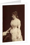 Portrait of the opera singer Maria Pavlovna Benardaki, née Leybrock, 1880s by Anonymous