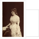 Portrait of the opera singer Maria Pavlovna Benardaki, née Leybrock, 1880s by Anonymous