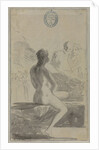 Young woman at the Well (Susanna and the Elders?) from the Madrid Album, 1795 by Anonymous