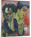 Self-Portrait with girl, 1914-1915 by Anonymous