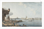 Saint Petersburg. View from the Peter and Paul Fortress on the Summer Garden, 1806 by Anonymous