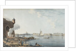 Saint Petersburg. View from the Peter and Paul Fortress on the Summer Garden, 1806 by Anonymous