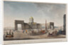 View of the Kazan Square and the Kazan Cathedral in St. Petersburg, 1813-1816 by Anonymous