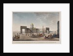 View of the Kazan Square and the Kazan Cathedral in St. Petersburg, 1813-1816 by Anonymous