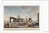 View of the Kazan Square and the Kazan Cathedral in St. Petersburg, 1813-1816 by Anonymous