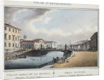 Saint Petersburg. View of the Moika River, 1830s by Anonymous