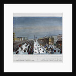 Russian Ice Mountain on the Admiralty Square in St. Petersburg, 1850s by Anonymous