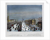 Russian Ice Mountain on the Admiralty Square in St. Petersburg, 1850s by Anonymous