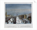 Russian Ice Mountain on the Admiralty Square in St. Petersburg, 1850s by Anonymous