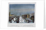 Russian Ice Mountain on the Admiralty Square in St. Petersburg, 1850s by Anonymous