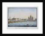 View of the Saint Isaacs Bridge in Petersburg, 1824 by Anonymous