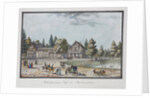 Maisons russes. Café and Restaurant in Catharinhof, 1824 by Anonymous