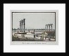 View of the Chain Bridge in Catherinehof, 1824 by Anonymous