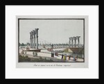 View of the Chain Bridge in Catherinehof, 1824 by Anonymous