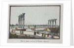 View of the Chain Bridge in Catherinehof, 1824 by Anonymous