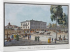The new bridge at the entrance to Catherinehof, 1824 by Anonymous