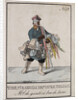 Stockings and gloves vendor, 1834 by Anonymous