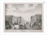 Boulevard Primorsky in Odessa, Second quarter of the 19th cen by Anonymous