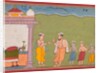 Vasudeva Meets Nanda from a Bhagavata Purana, 1610 by Unknown