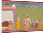Vasudeva Meets Nanda from a Bhagavata Purana, 1610 by Unknown