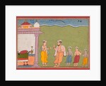 Vasudeva Meets Nanda from a Bhagavata Purana, 1610 by Unknown