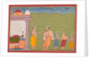 Vasudeva Meets Nanda from a Bhagavata Purana, 1610 by Unknown