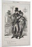 Vous étiez nommé hier soir?…, from the series Paris Le Matin, 1839 by Paul Gavarni