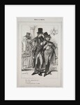 Vous étiez nommé hier soir?…, from the series Paris Le Matin, 1839 by Paul Gavarni