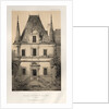 …Pl. 1, Ancien Chateau de Villiers, 1860 by Victor Petit