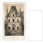 …Pl. 1, Ancien Chateau de Villiers, 1860 by Victor Petit
