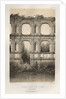 …Pl. 74, Galerie Ruinée DUn Château, daprés un vieux dessin, 1860 by Victor Petit