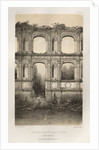 …Pl. 74, Galerie Ruinée DUn Château, daprés un vieux dessin, 1860 by Victor Petit