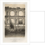 …Pl. 74, Galerie Ruinée DUn Château, daprés un vieux dessin, 1860 by Victor Petit