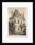 …Pl. 9, Ancien Chateau de Villeneuve, 1860 by Victor Petit