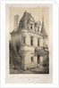 …Pl. 9, Ancien Chateau de Villeneuve, 1860 by Victor Petit