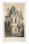 …Pl. 9, Ancien Chateau de Villeneuve, 1860 by Victor Petit