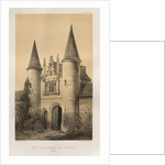…Pl. 96, Porte du Prieuré de Torteval, 1860 by Victor Petit