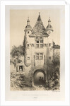 …Pl.7, Porte du Chateau dExideuil, 1860 by Victor Petit