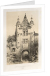 …Pl.7, Porte du Chateau dExideuil, 1860 by Victor Petit