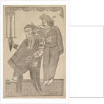 A Barber Cleaning the Ear of a Courtesan, 1800s by Shri Gobinda Chandra Roy