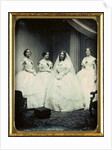 A Bride and Her Bridesmaids, 1851 or later by Josiah Johnson Hawes; Albert Sands Southworth