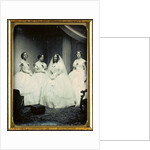 A Bride and Her Bridesmaids, 1851 or later by Josiah Johnson Hawes; Albert Sands Southworth