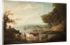 A Calm Watering Place--Extensive and Boundless Scene with Cattle, 1816 by Alvan Fisher