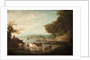 A Calm Watering Place--Extensive and Boundless Scene with Cattle, 1816 by Alvan Fisher