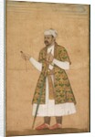 A Courtier, Possibly Khan Alam, Holding a Spinel and a Deccan Sword, c. 1605-1610 by Govardhan (attributed to)