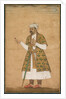A Courtier, Possibly Khan Alam, Holding a Spinel and a Deccan Sword, c. 1605-1610 by Govardhan (attributed to)