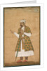 A Courtier, Possibly Khan Alam, Holding a Spinel and a Deccan Sword, c. 1605-1610 by Govardhan (attributed to)