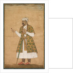A Courtier, Possibly Khan Alam, Holding a Spinel and a Deccan Sword, c. 1605-1610 by Govardhan (attributed to)