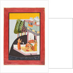 A Disconsolate Lady on a Terrace with Attendants, c. 1730 by Unknown